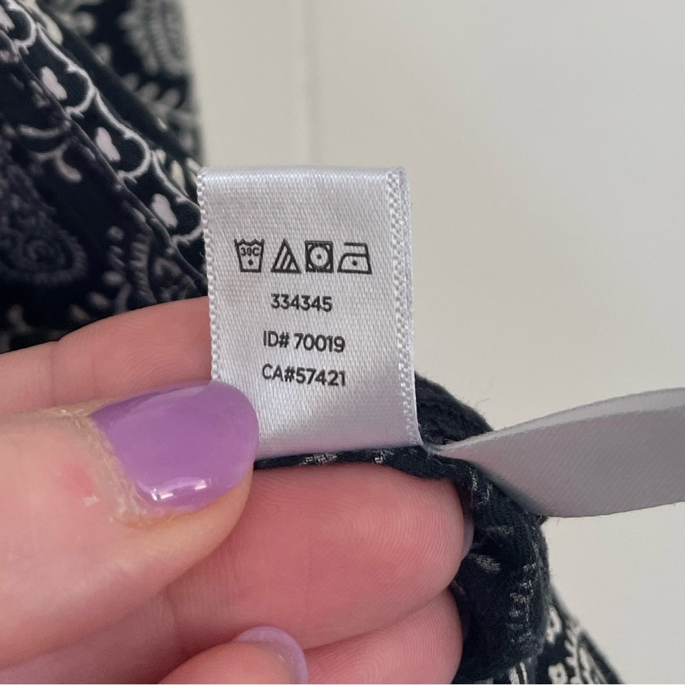 Lou & Grey Sleeveless Jumpsuit Black White Boho Festival Pockets ~ Size M - Picture 8 of 14